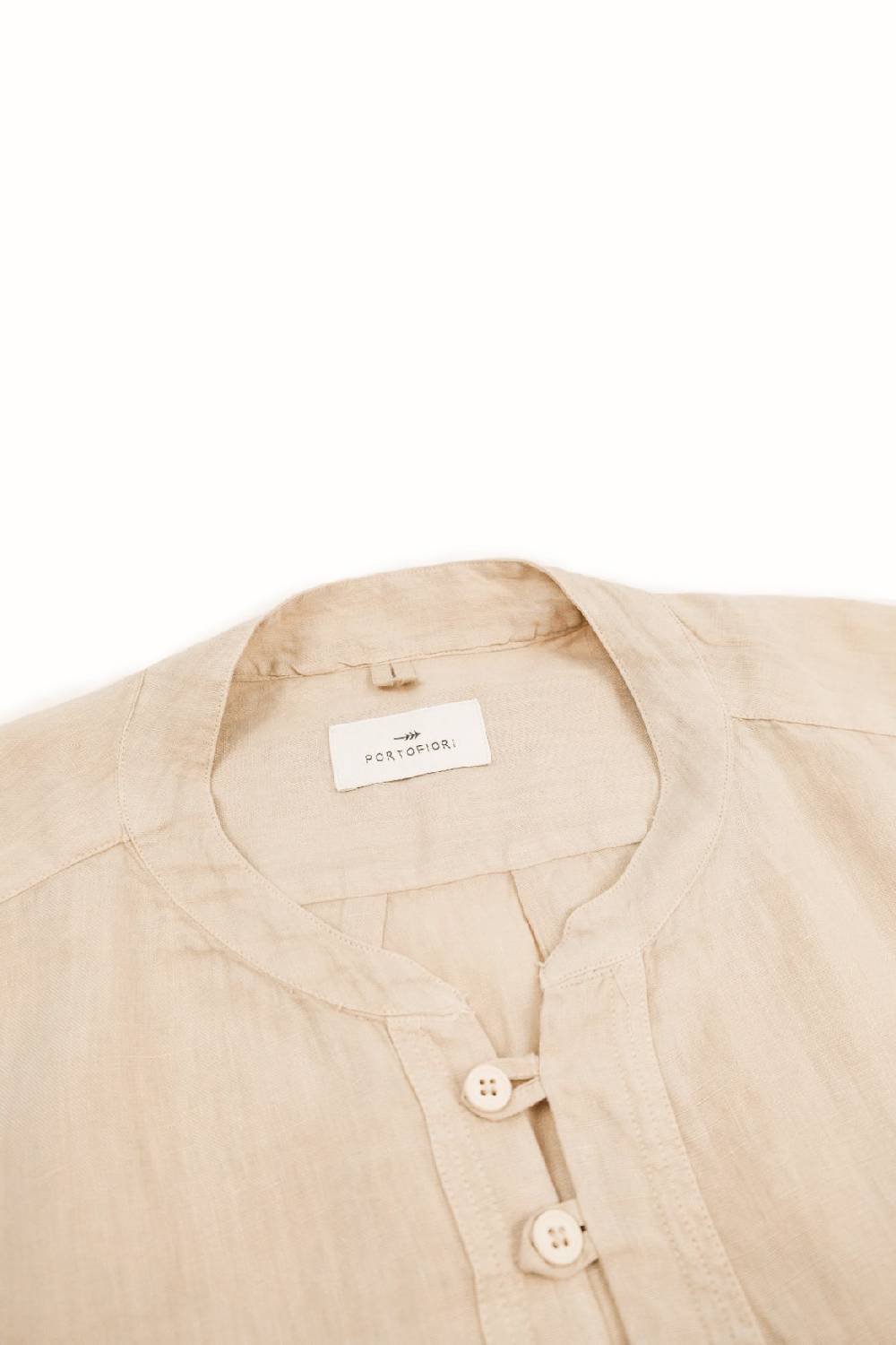 Portofiori POLO CAMICIA KOREA PURO LINO