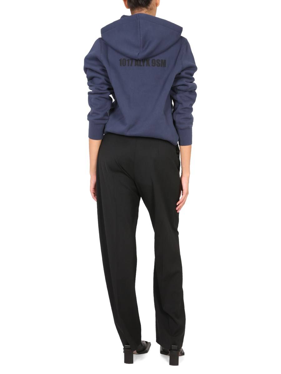 1017 ALYX 9SM FELPA IN COTONE CON CAPPUCCIO