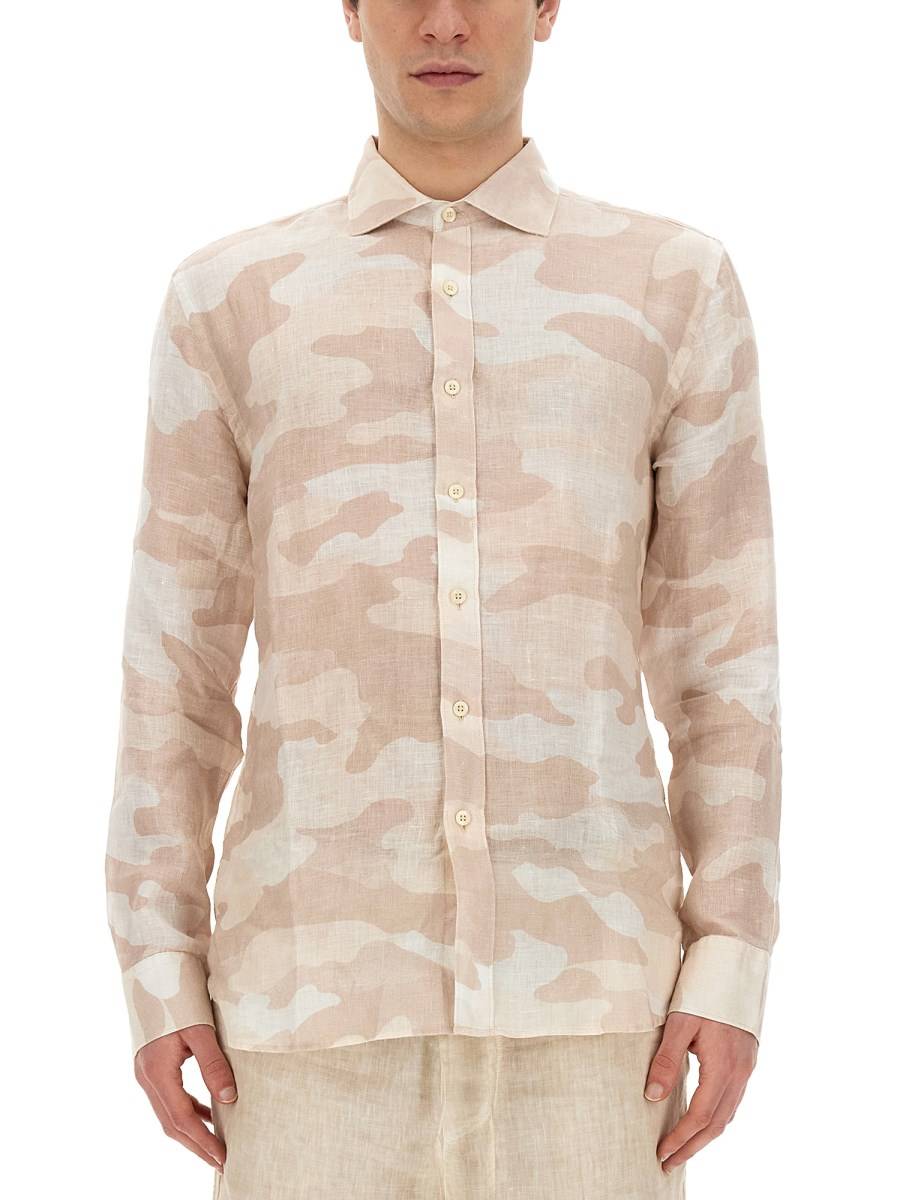 120% LINO CAMICIA SLIM FIT