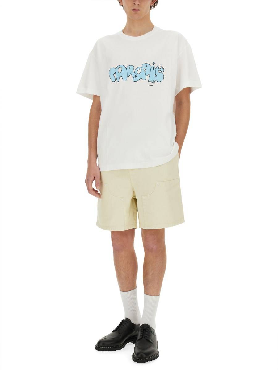 3.PARADIS SHORT IN TWILL DI COTONE