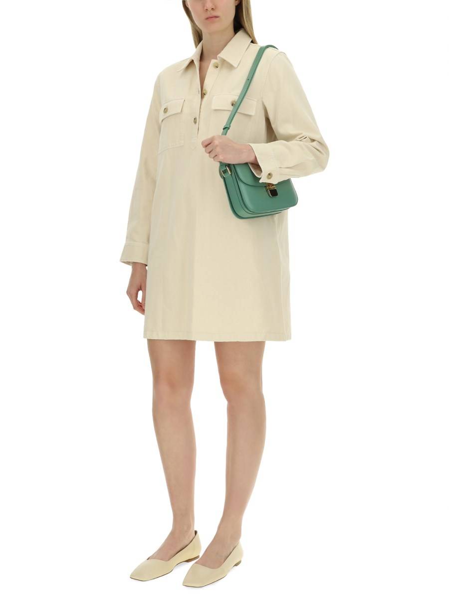 A.P.C. ABITO "MIA" IN POPELINE DI COTONE