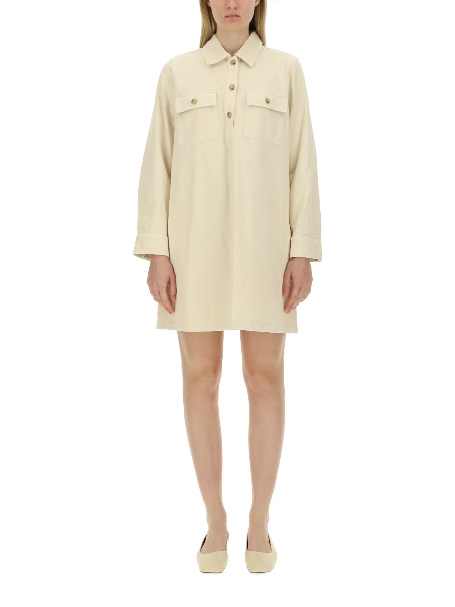 A.P.C. ABITO "MIA" IN POPELINE DI COTONE