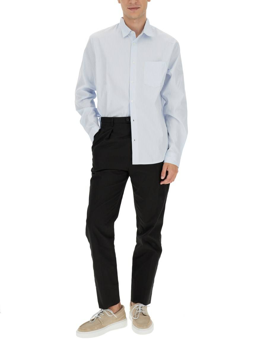 A.P.C. CAMICIA "CLEMENT" IN COTONE