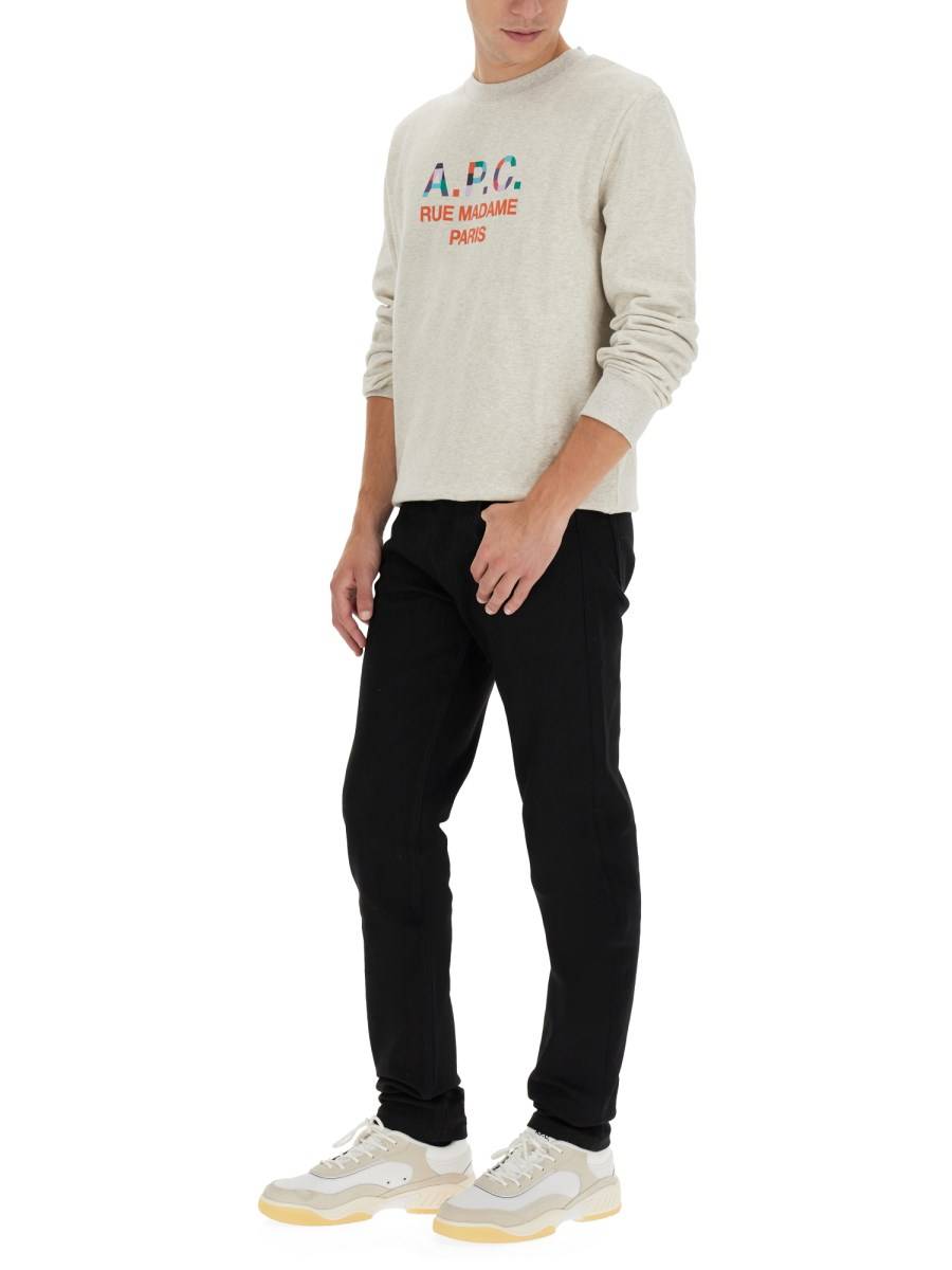 A.P.C. FELPA "ACHILLE" IN COTONE