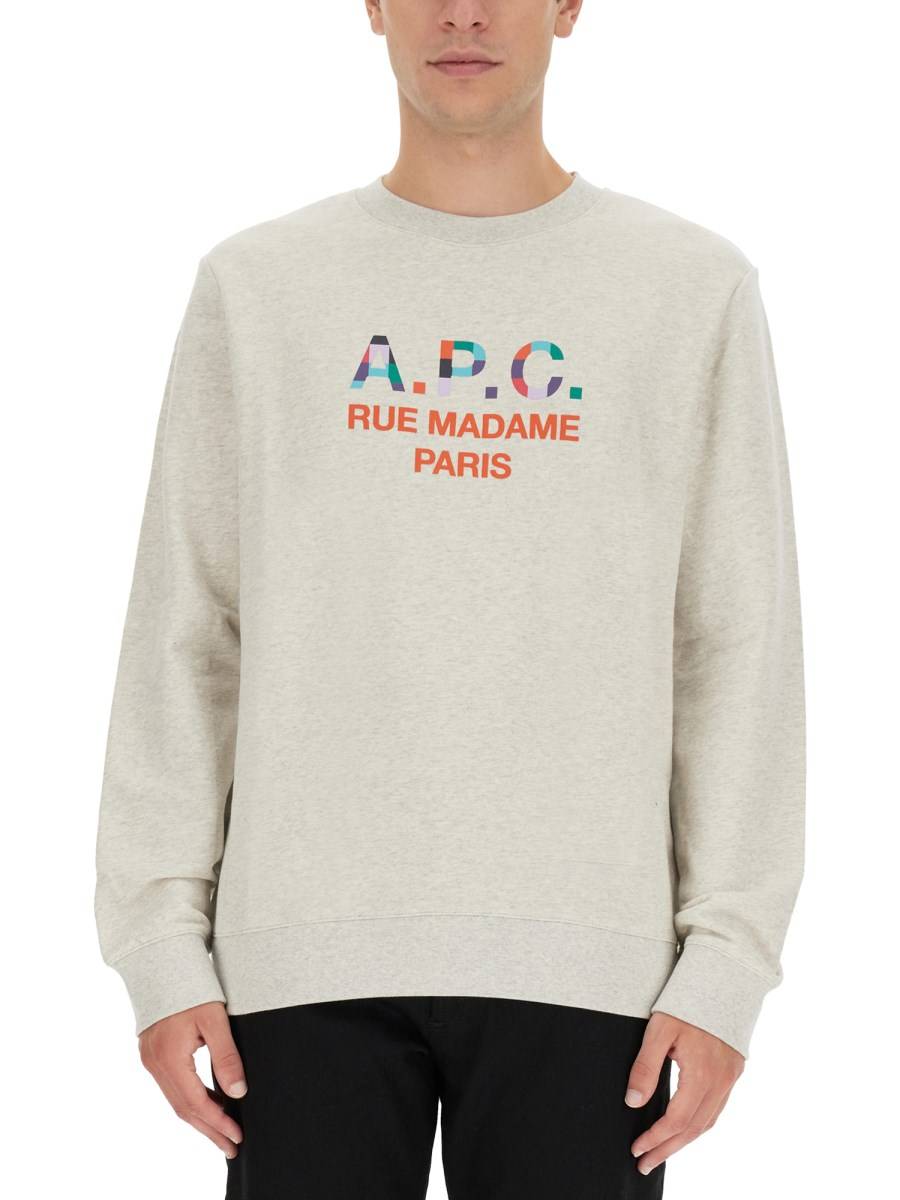 A.P.C. FELPA "ACHILLE" IN COTONE