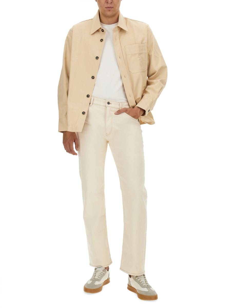 A.P.C. GIACCA ELVIS IN DENIM DI COTONE