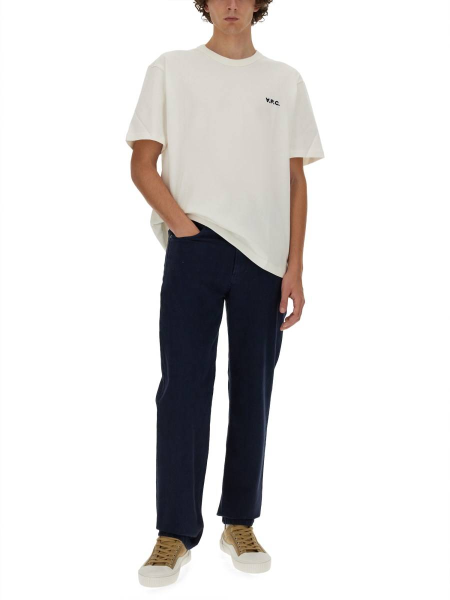A.P.C. JEANS "ACHILLE" IN DENIM DI COTONE