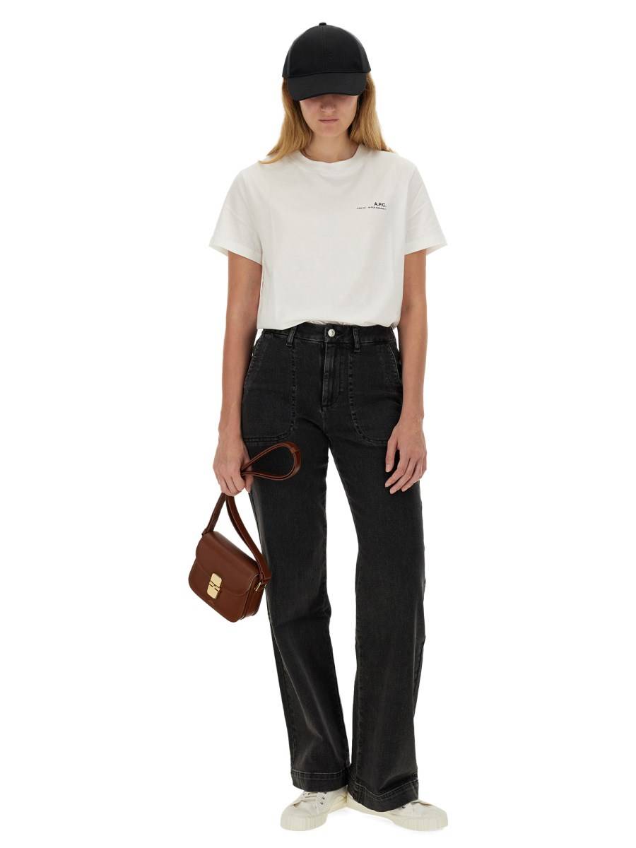 A.P.C. JEANS SEASIDE IN DENIM DI COTONE