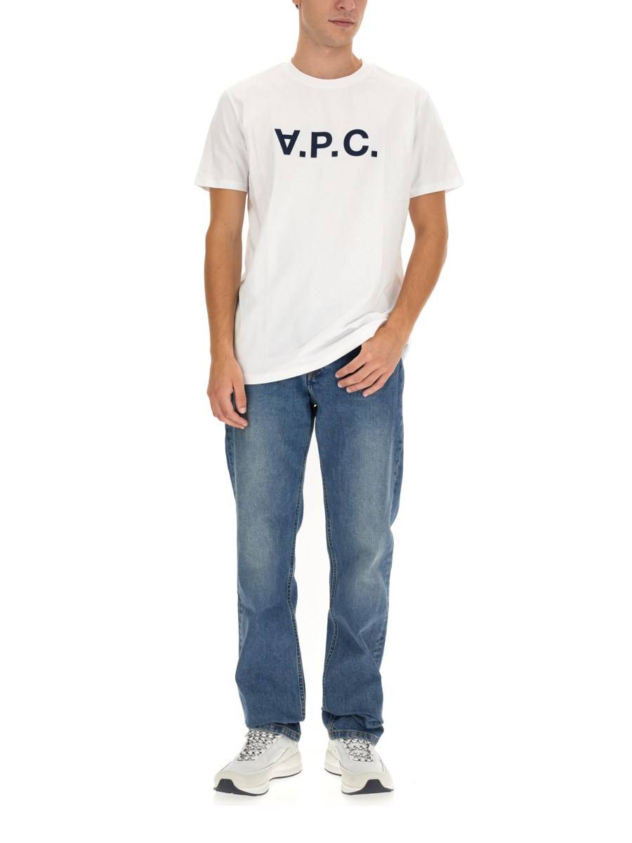 A.P.C. JEANS STRAIGHT LEG IN DENIM DI COTONE