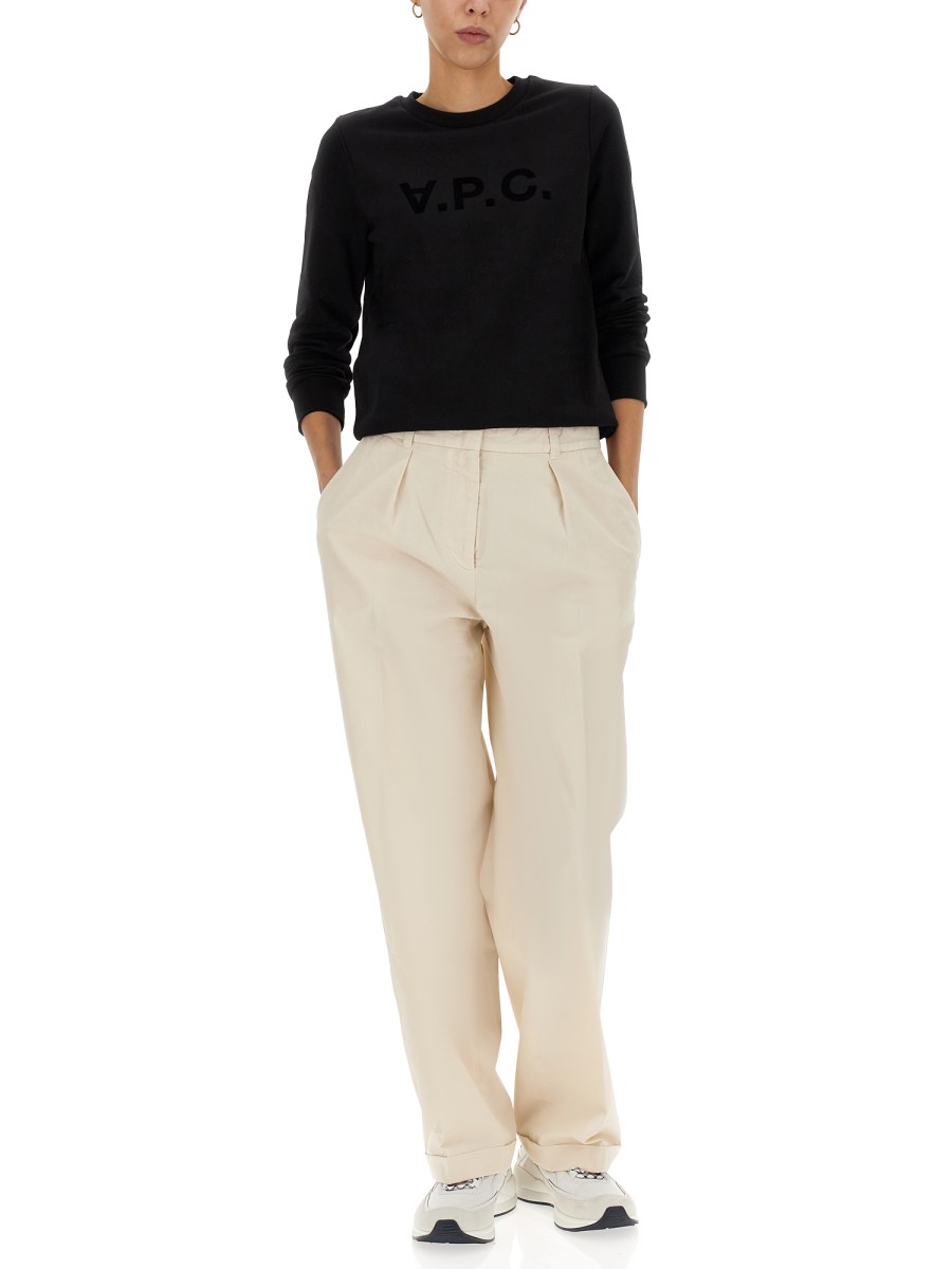 A.P.C. PANTALONE "CAMILA" IN COTONE