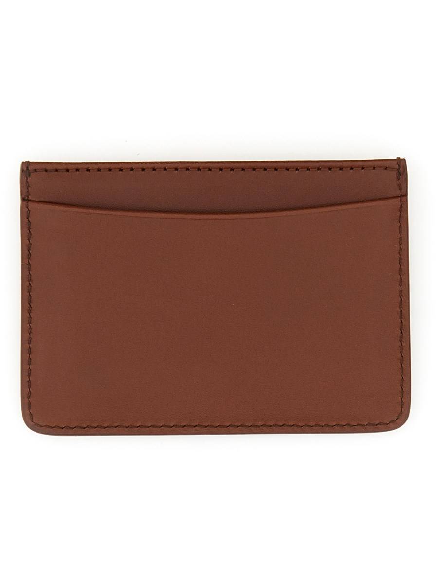 A.P.C. PORTACARTE "ANDRE" IN PELLE