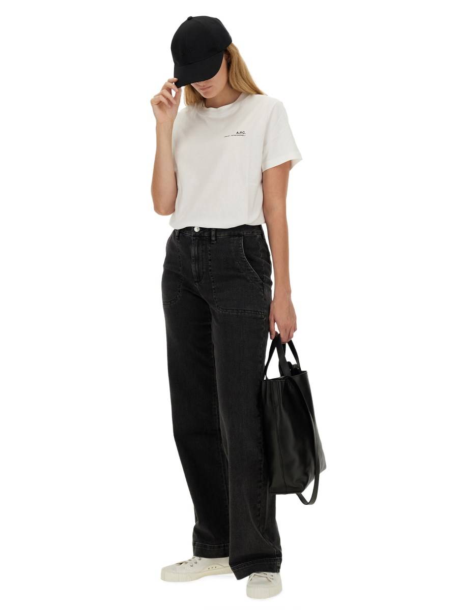 A.P.C. T-SHIRT CON LOGO