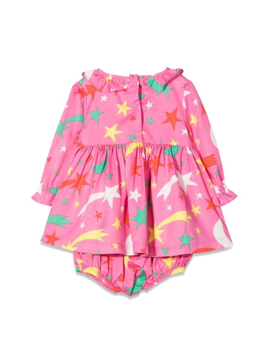 STELLA McCARTNEY ABITO MANICHE LUNGHE LUNA CON COULOTTE