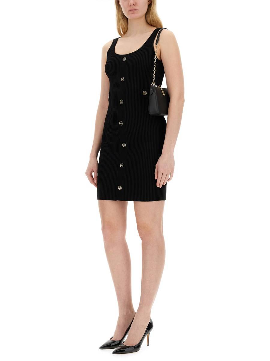 MICHAEL BY MICHAEL KORS ABITO MIDI IN MAGLIA DI VISCOSA