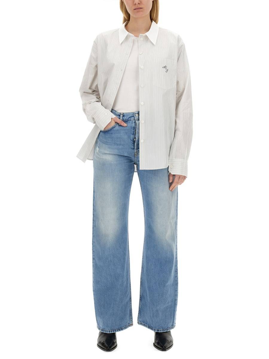 ACNE STUDIOS CAMICIA A RIGHE
