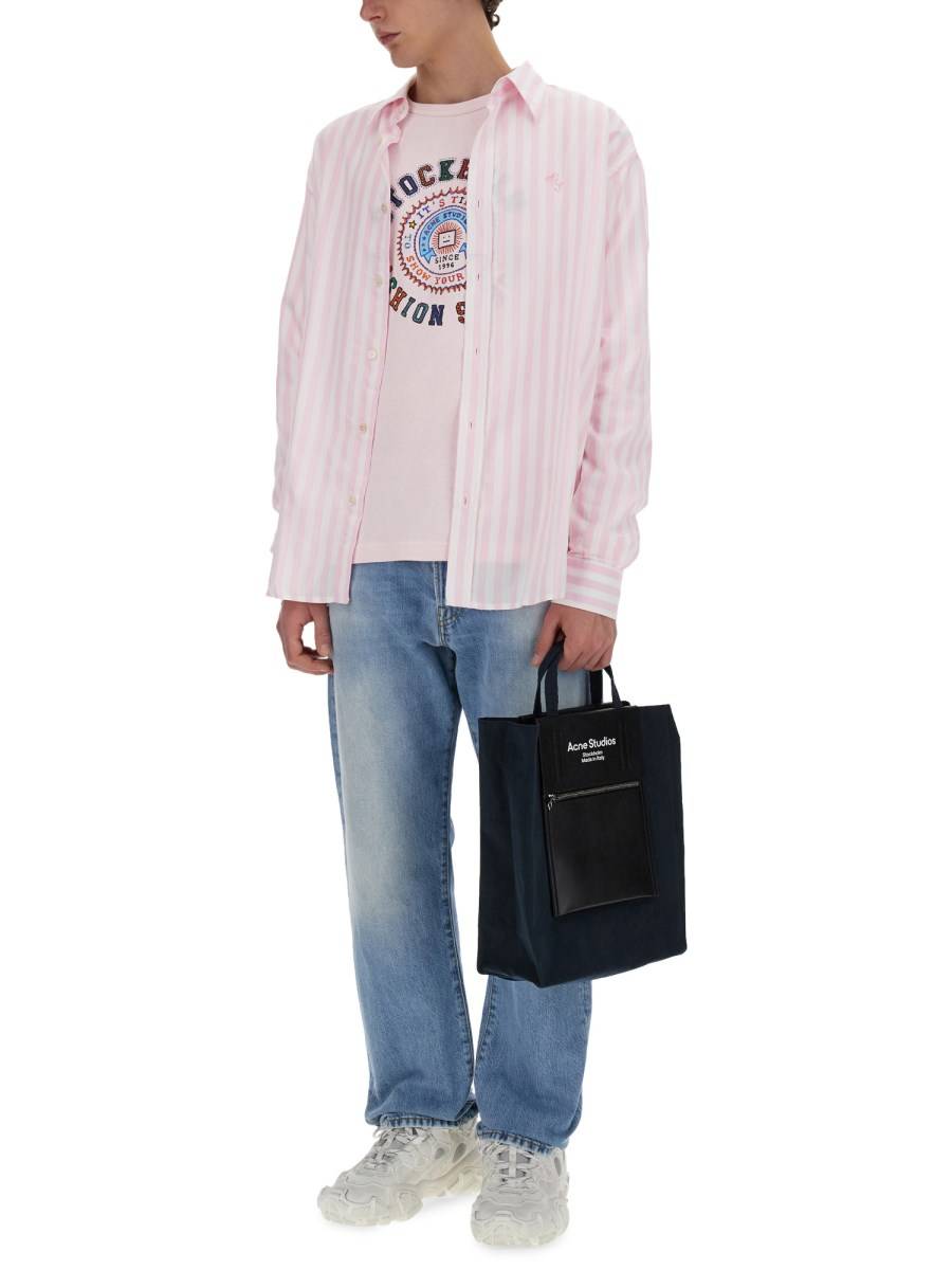 ACNE STUDIOS CAMICIA A RIGHE CON BOTTONI
