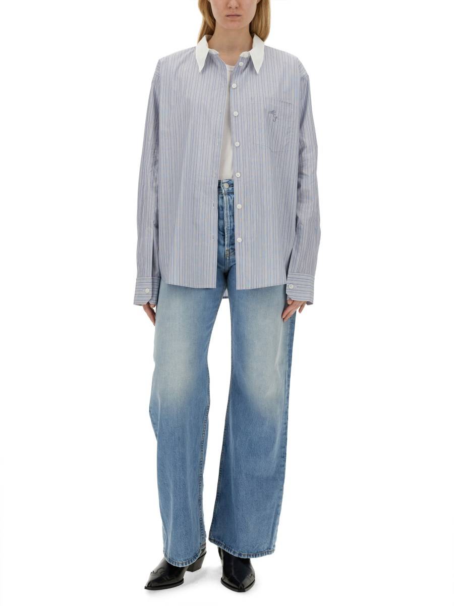 ACNE STUDIOS CAMICIA A RIGHE