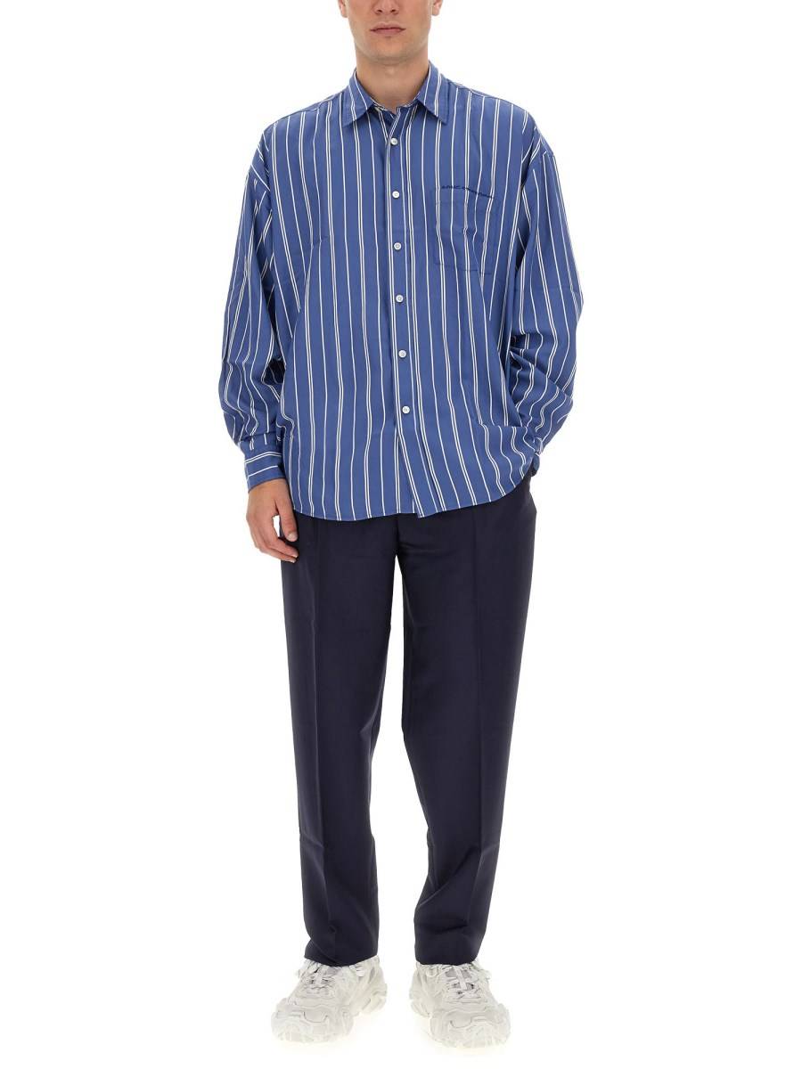 ACNE STUDIOS CAMICIA A RIGHE