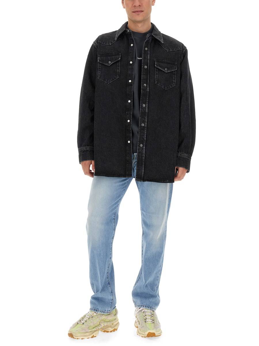 ACNE STUDIOS CAMICIA CON BOTTONI IN DENIM