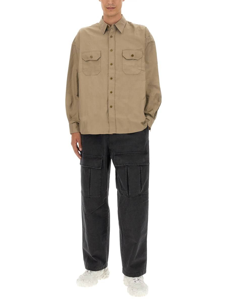 ACNE STUDIOS CAMICIA IN COTONE CON TASCHE