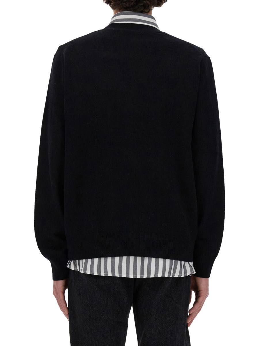 ACNE STUDIOS CARDIGAN FACE IN LANA