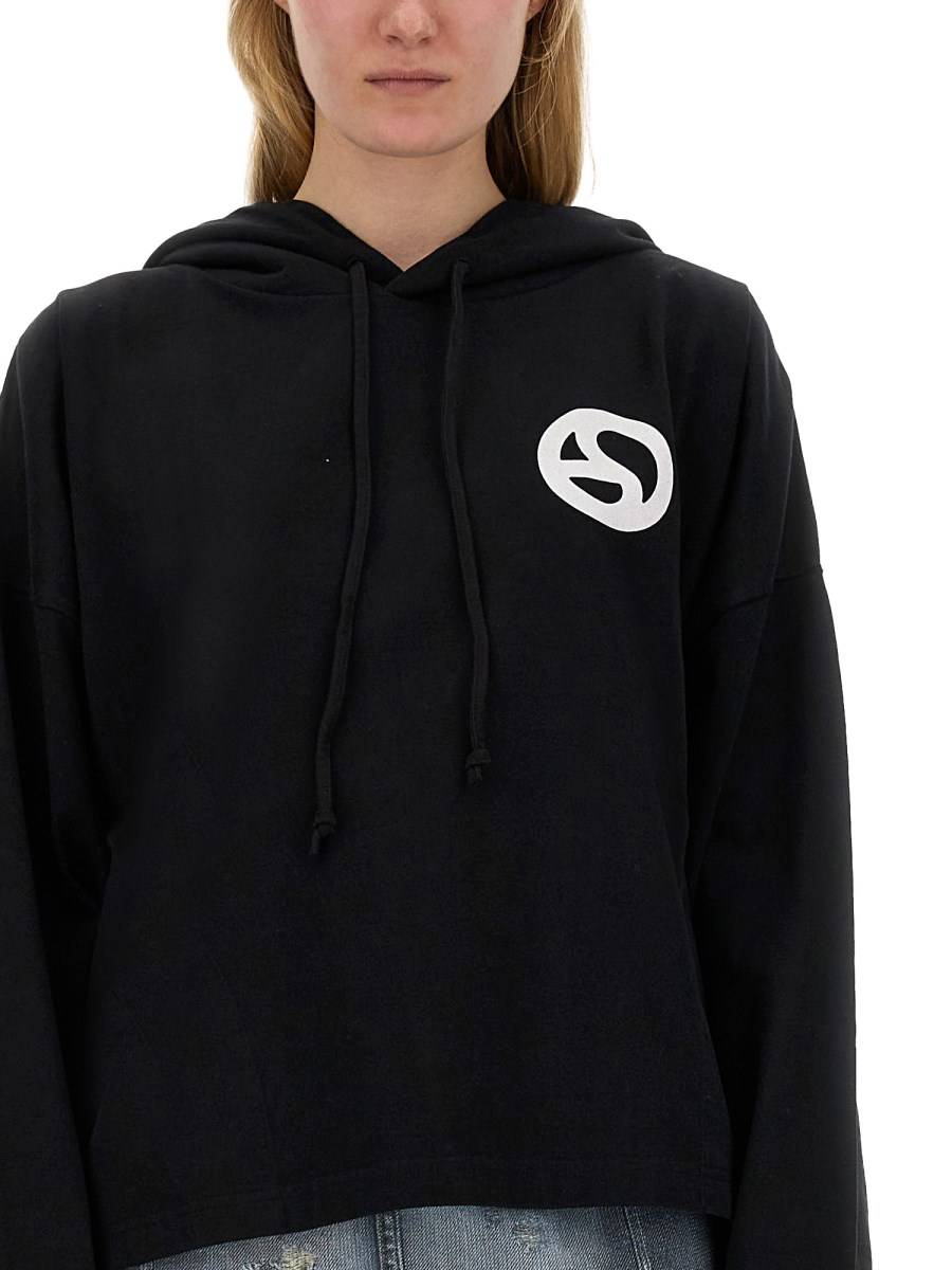 ACNE STUDIOS FELPA CON CAPPUCCIO