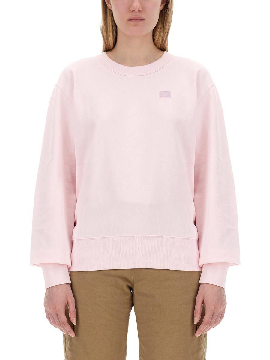 ACNE STUDIOS FELPA IN COTONE CON LOGO