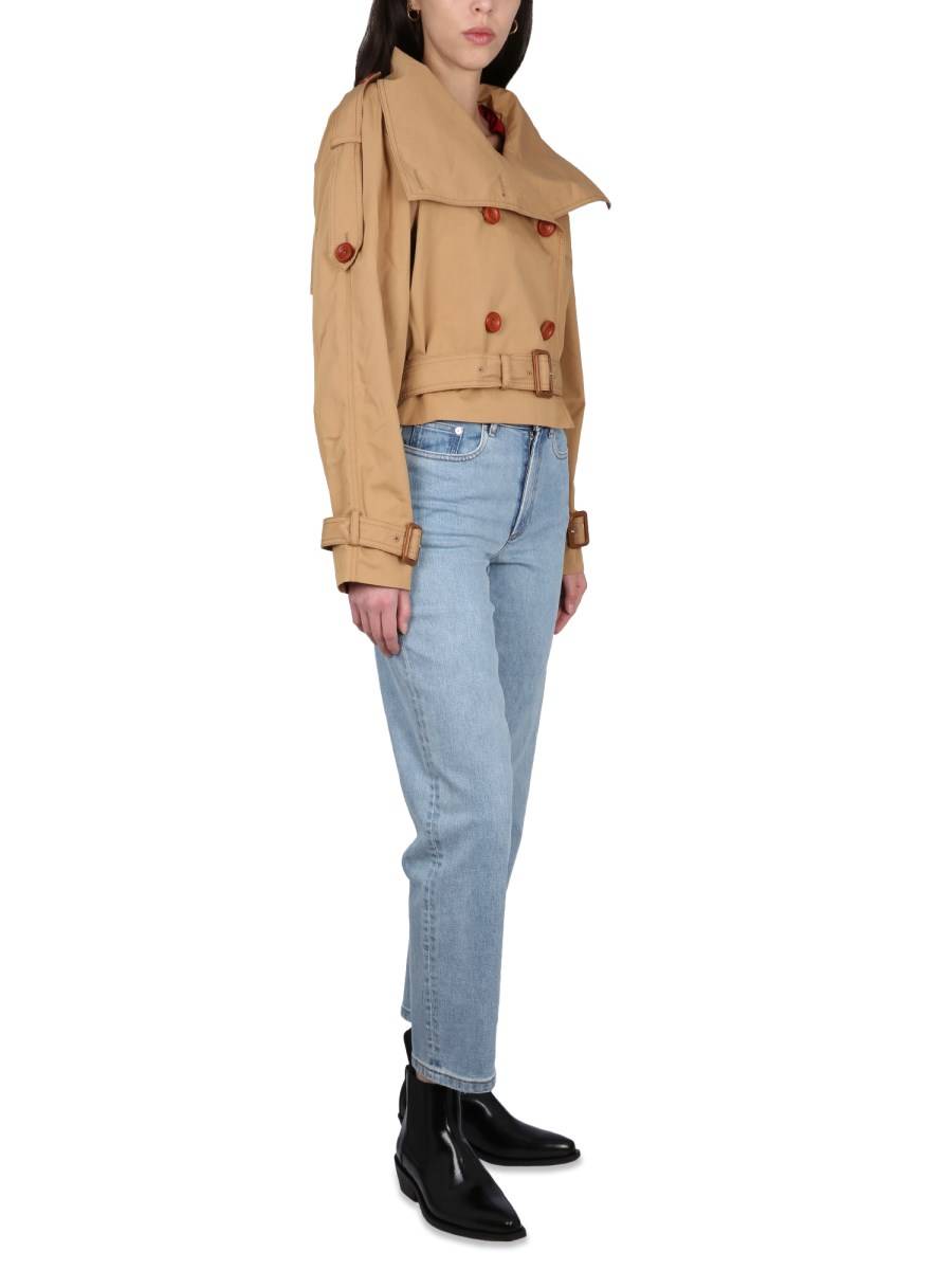 ACNE STUDIOS GIACCA TRENCH IN COTONE