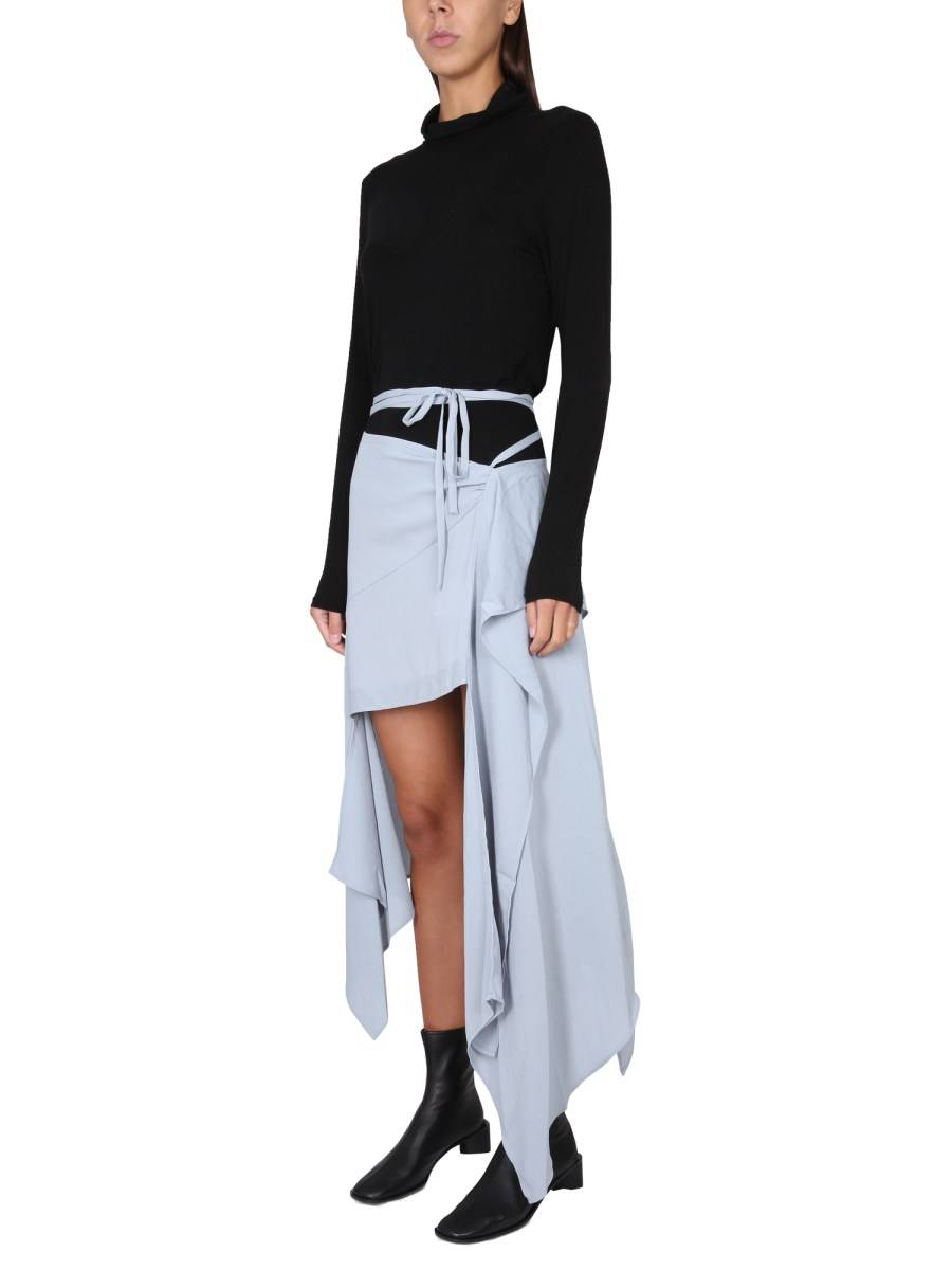 ACNE STUDIOS GONNA MIDI ASIMMETRICA