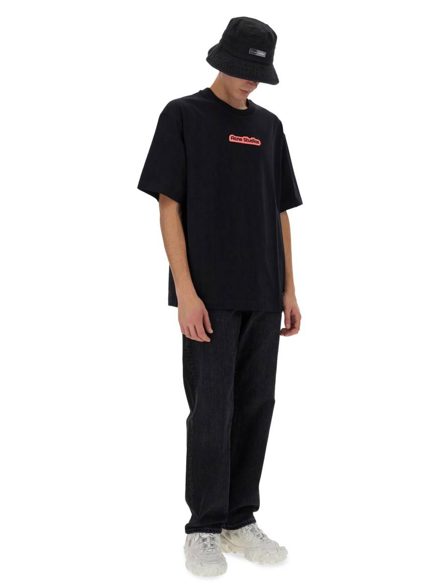 ACNE STUDIOS JEANS REGULAR FIT IN DENIM DI COTONE