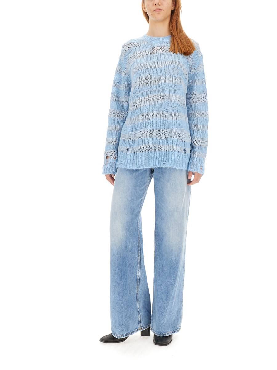 ACNE STUDIOS MAGLIA RELAXED FIT IN MISTO LANA