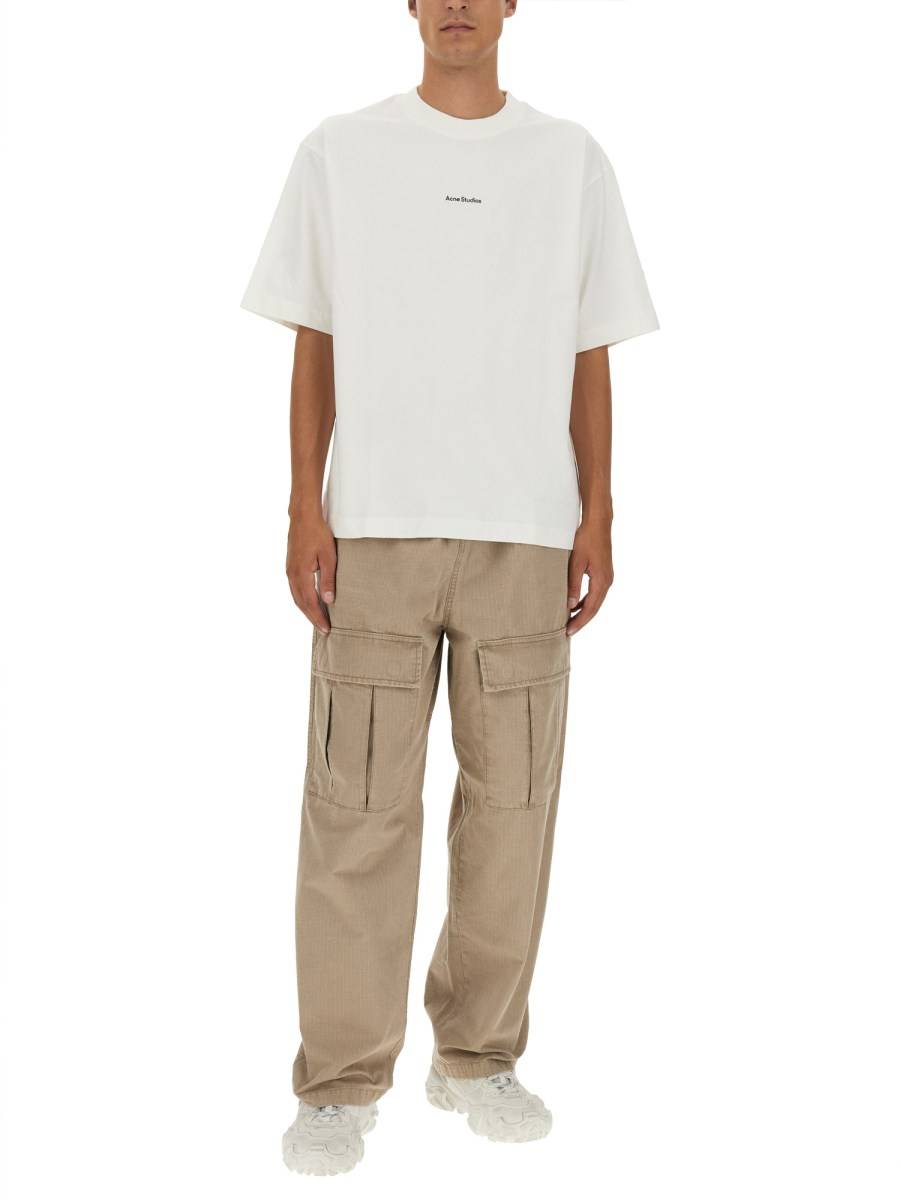 ACNE STUDIOS PANTALONE CASUAL IN COTONE