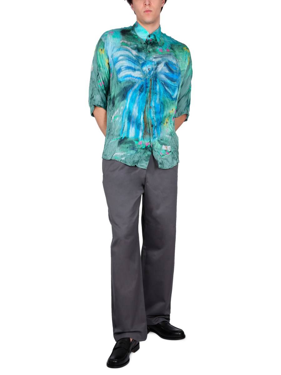 ACNE STUDIOS PANTALONE IN TWILL DI COTONE