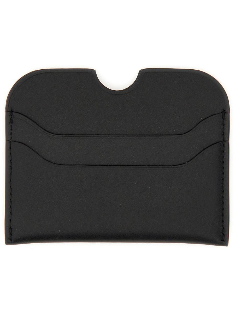 ACNE STUDIOS PORTACARTE IN PELLE CON LOGO