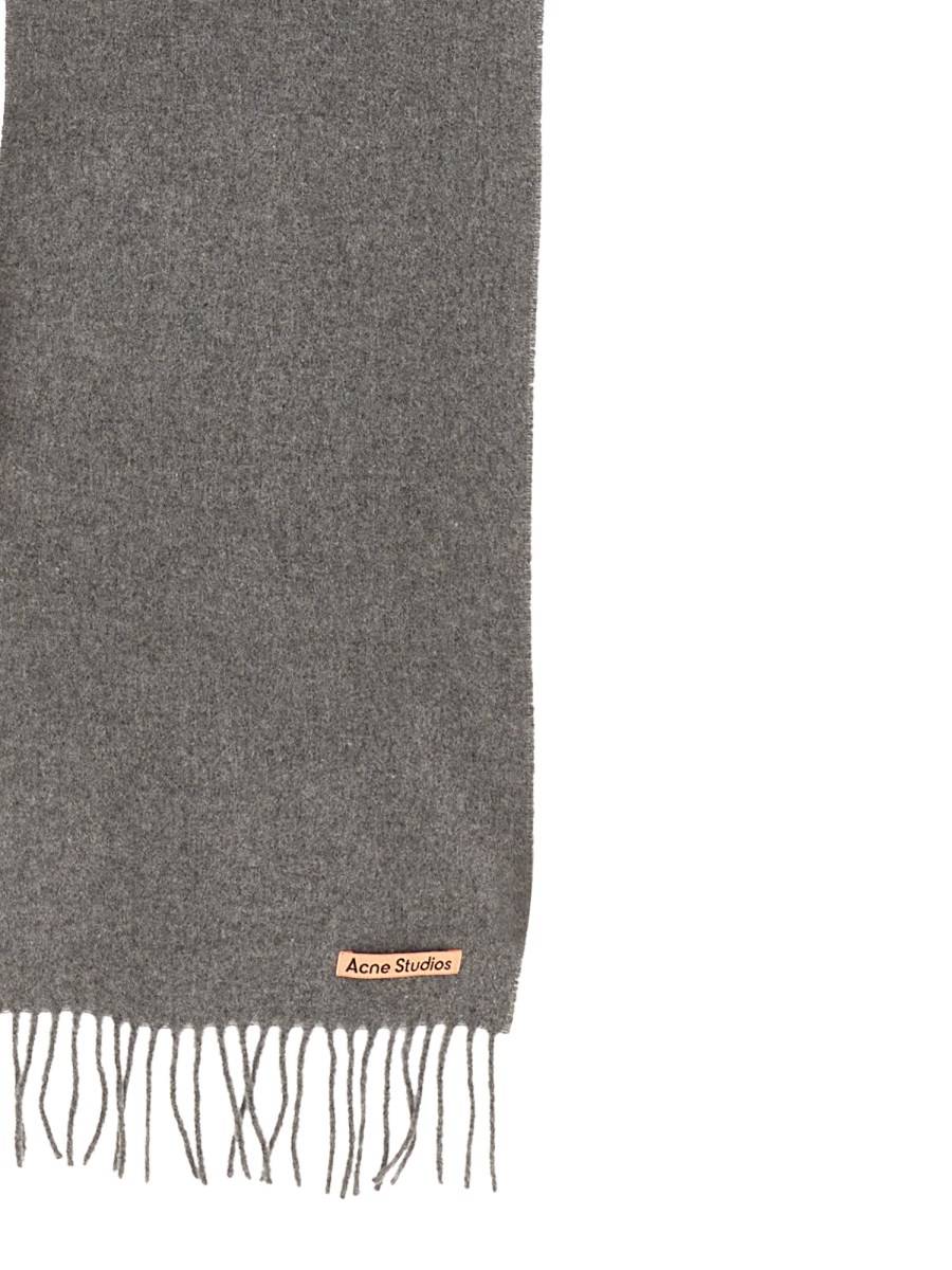 ACNE STUDIOS SCIARPA IN LANA CON LOGO