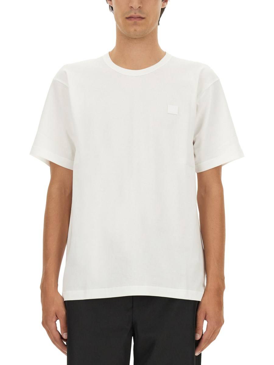 ACNE STUDIOS T-SHIRT FACE IN COTONE