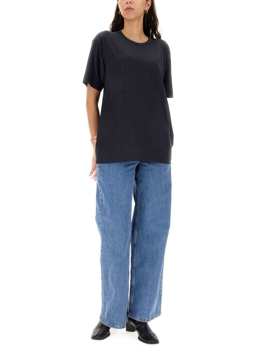 ACNE STUDIOS T-SHIRT "FACE"IN COTONE