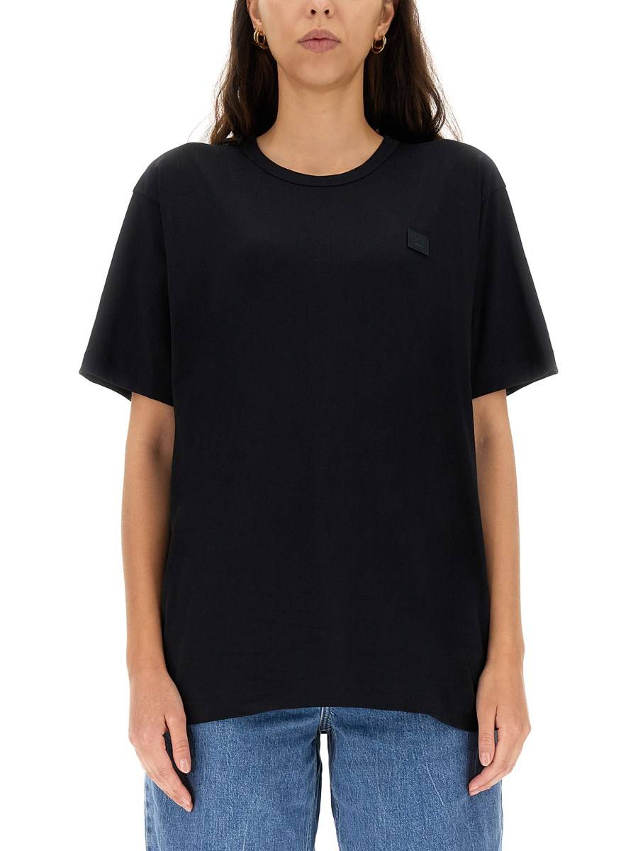 ACNE STUDIOS T-SHIRT "FACE"IN COTONE