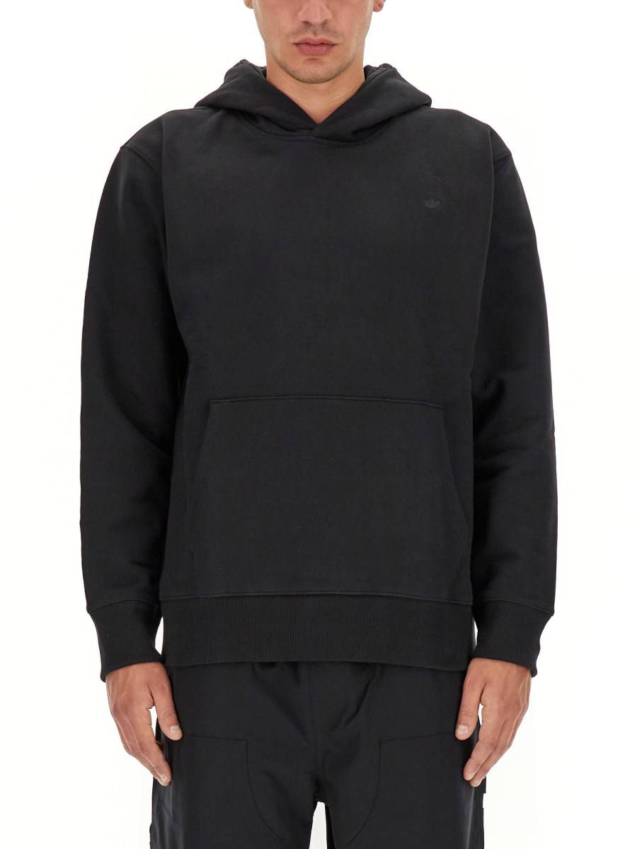 ADIDAS ORIGINALS FELPA IN COTONE CON CAPPUCCIO