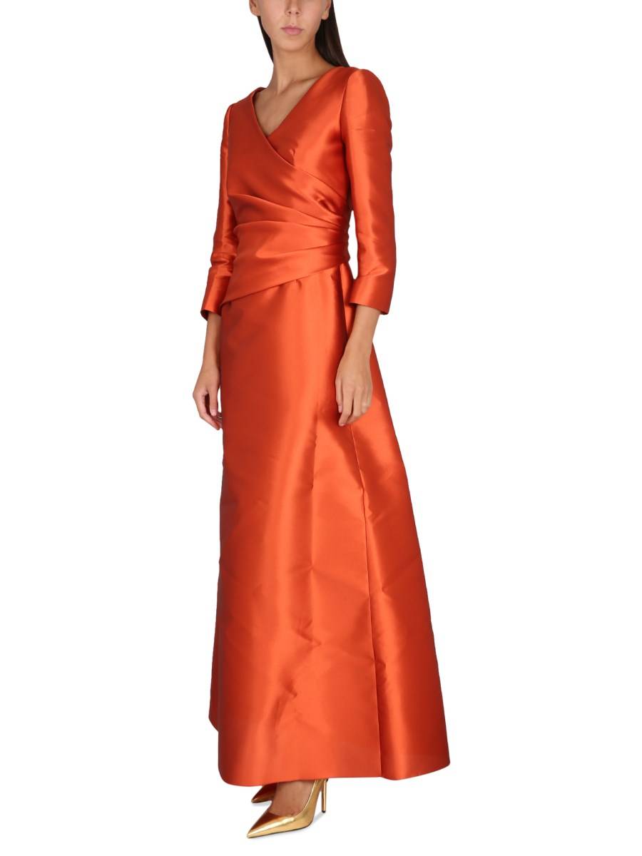 ALBERTA FERRETTI ABITO IN MISTO SETA