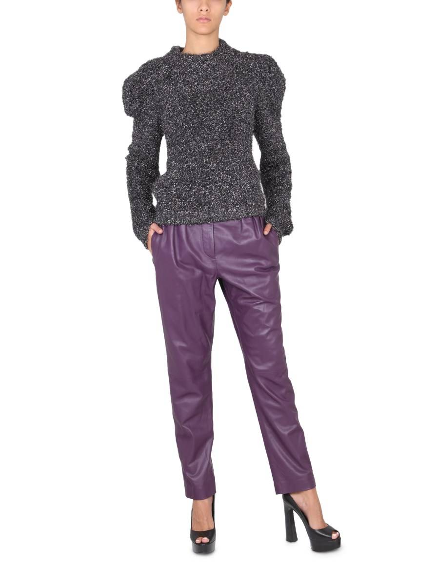 ALBERTA FERRETTI MAGLIA CON SPALLINE IN LUREX
