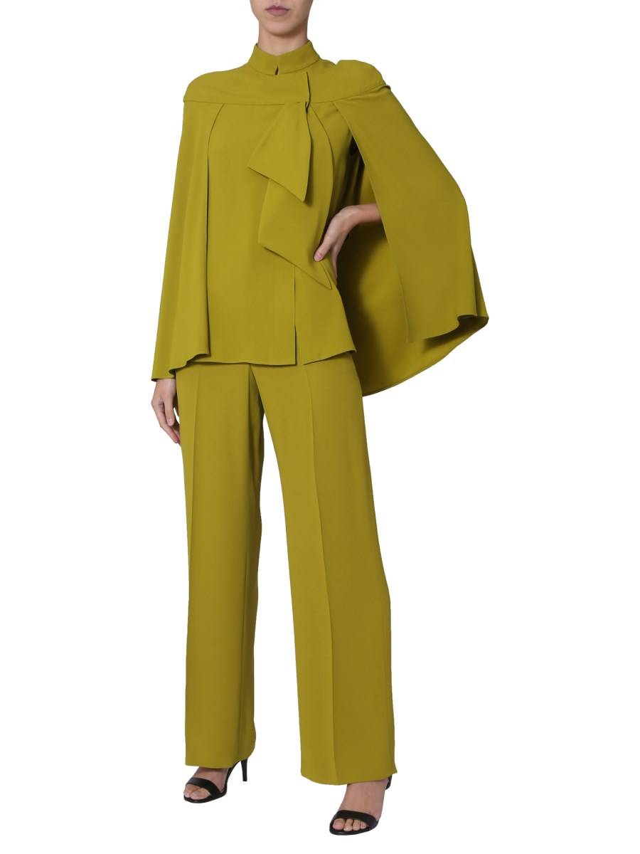 ALBERTA FERRETTI PANTALONE AMPIO IN ENVER SATIN