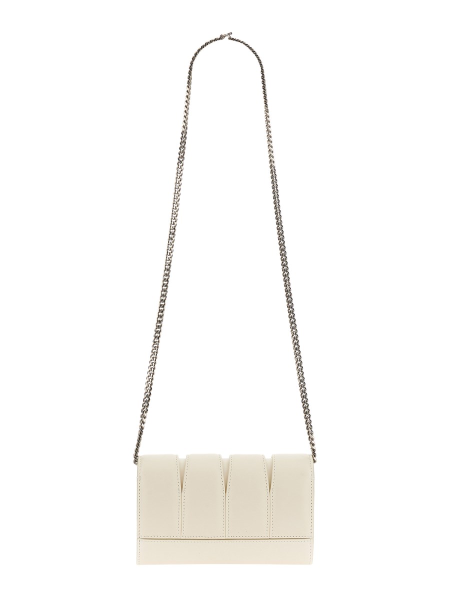 ALEXANDER McQUEEN BORSA CLUTCH THE SLASH IN PELLE