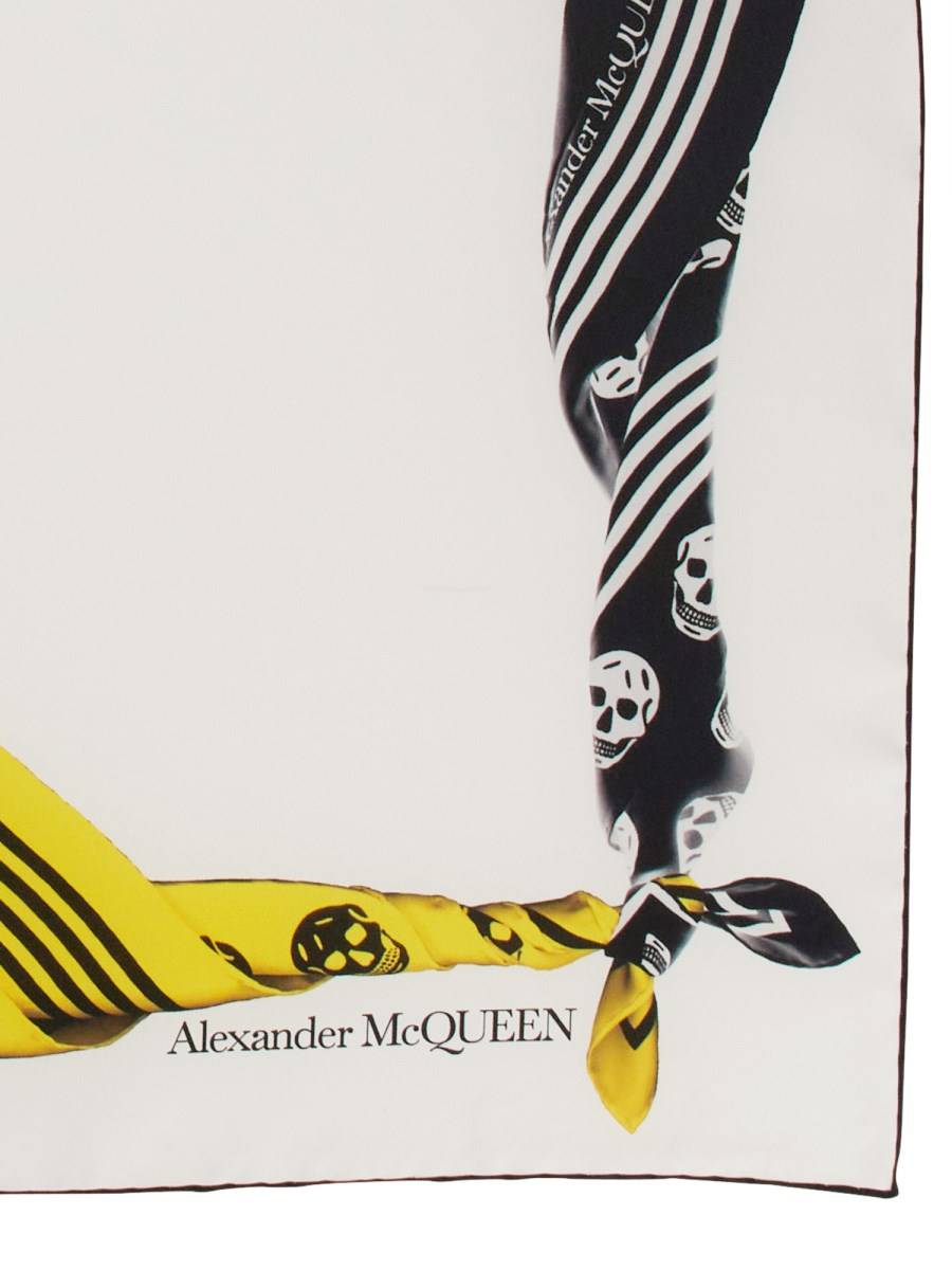 ALEXANDER McQUEEN FOULARD IN SETA