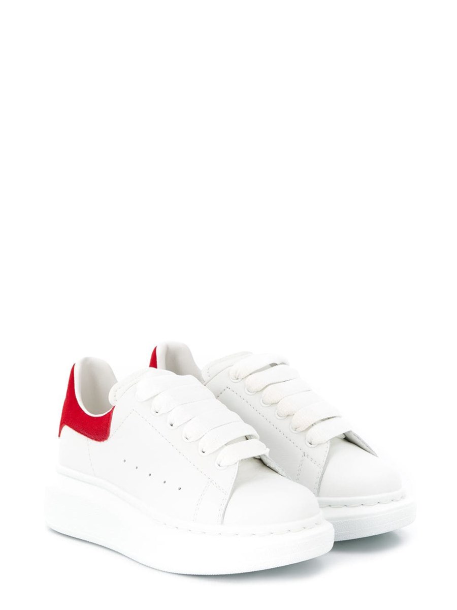 ALEXANDER McQUEEN LEATHER UPPER AND RUBBER SOLE