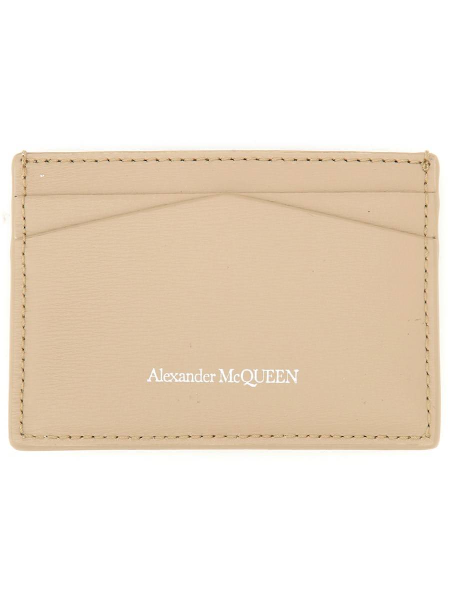 ALEXANDER McQUEEN PORTACARTE IN PELLE