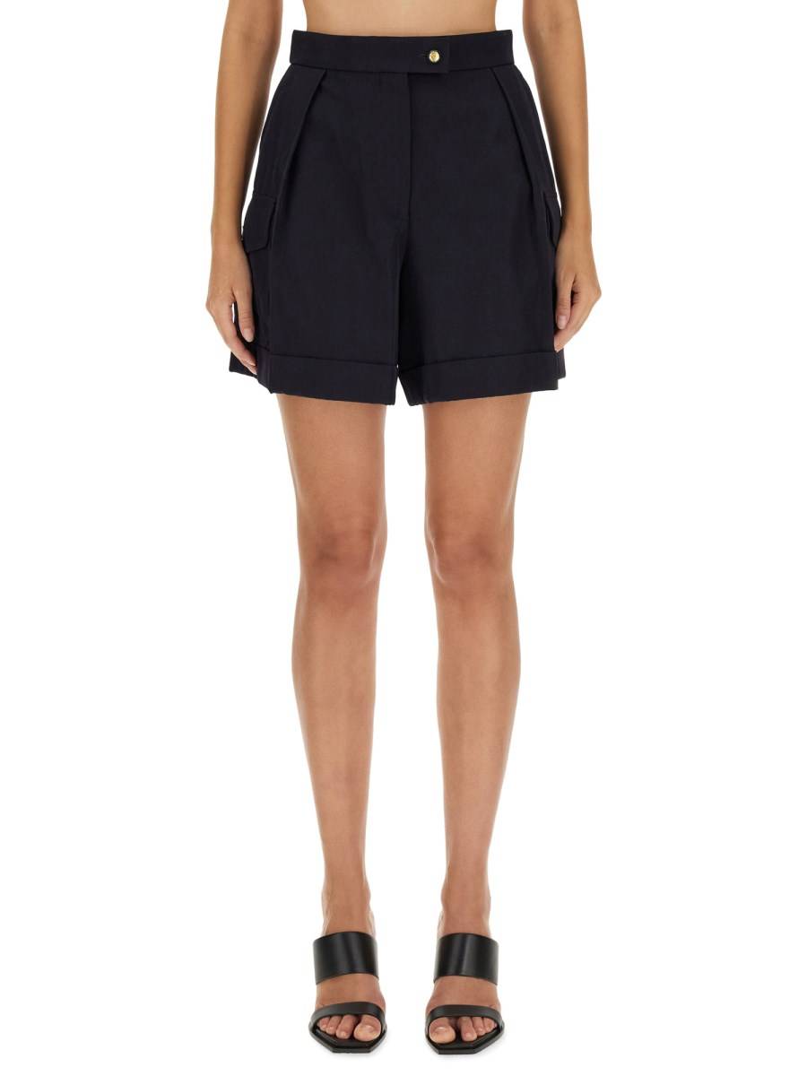ALEXANDER McQUEEN SHORTS CARGO IN LANA