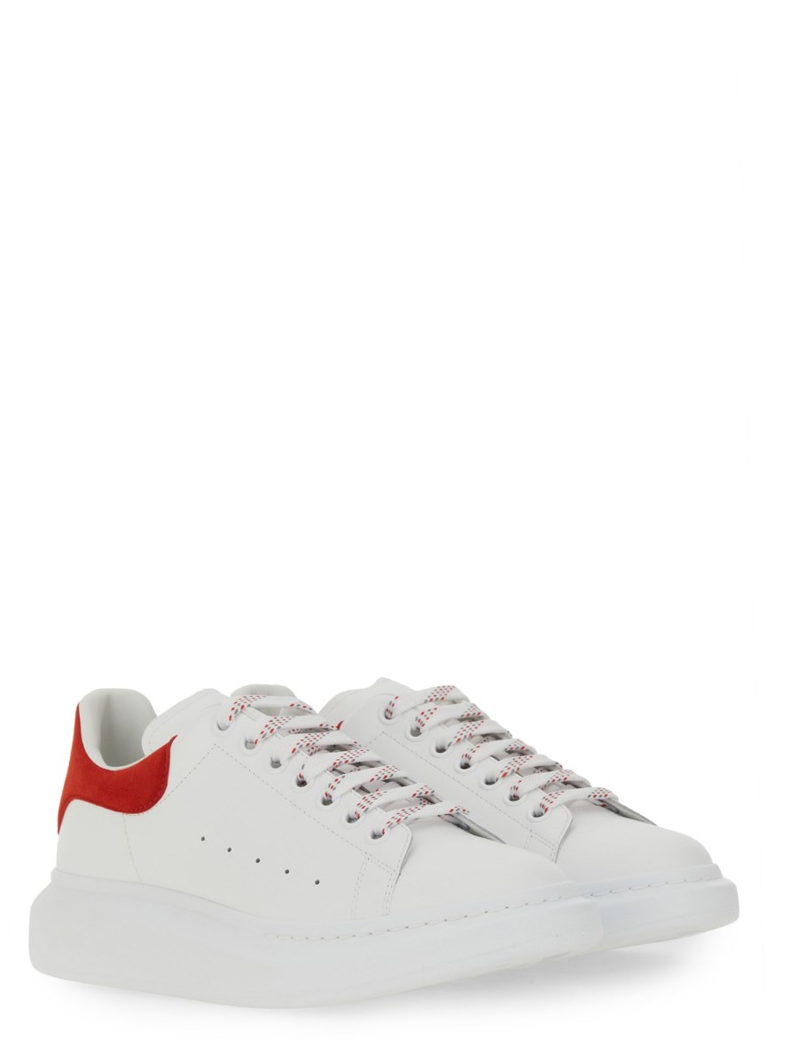 ALEXANDER McQUEEN SNEAKER OVERSIZE IN PELLE