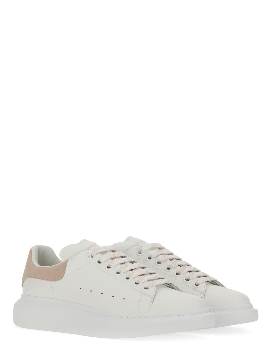ALEXANDER McQUEEN SNEAKER OVERSIZE IN PELLE