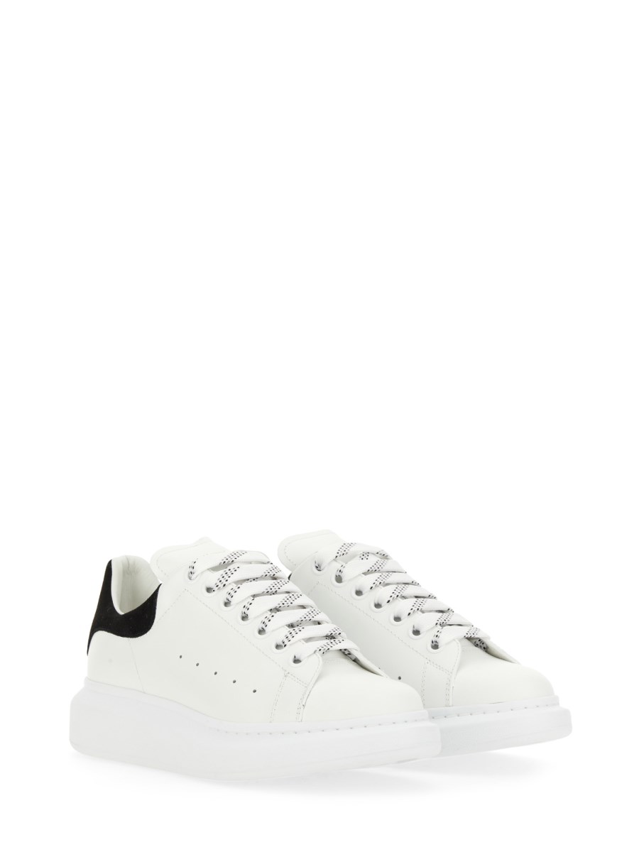 ALEXANDER McQUEEN SNEAKER OVERSIZE IN PELLE
